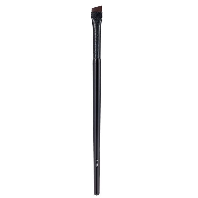 Dikalu Eyeliner Brush A102, Flat Head Angled Eyebrow Brush for Lower Lash Line And Under-Eye Area