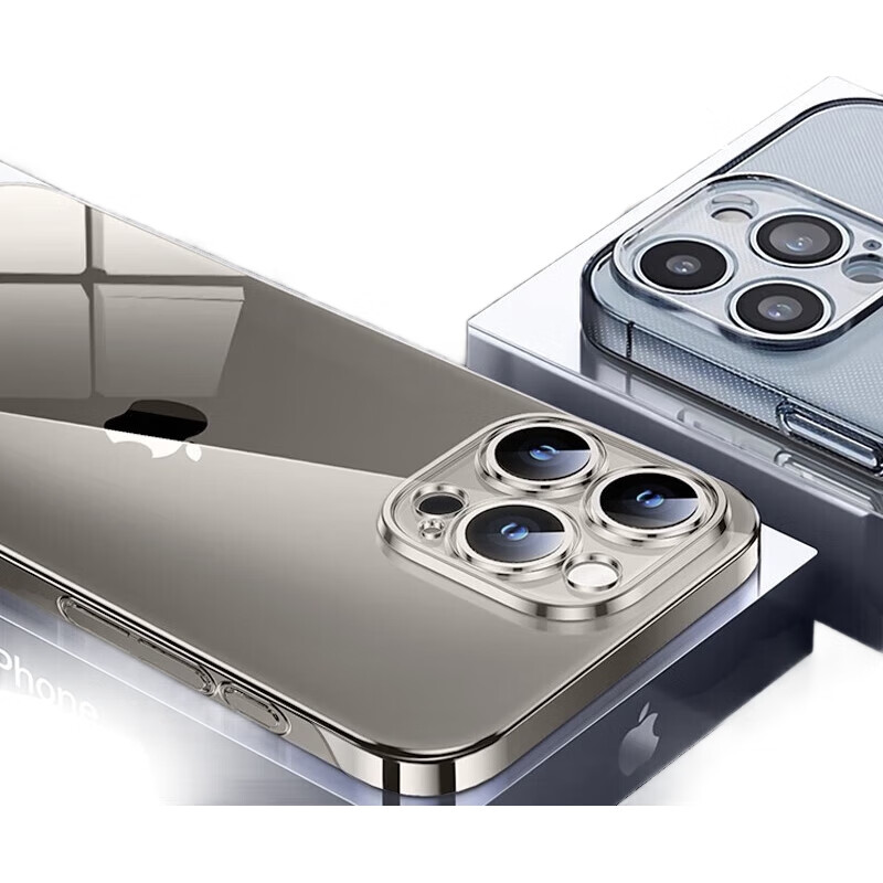 Чехол ZHIWEISHI для iPhone 15 Pro Max, ультратонкий, безрамочный, противоударный, прозрачный
