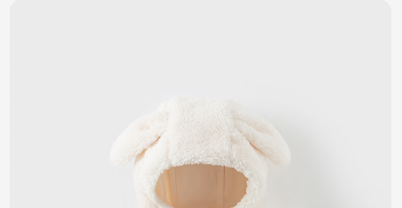 DAVE & BELLA Kids Plush Winter Hat Boys Girls Cape Pullover Scarf Ear Protection Hat 2