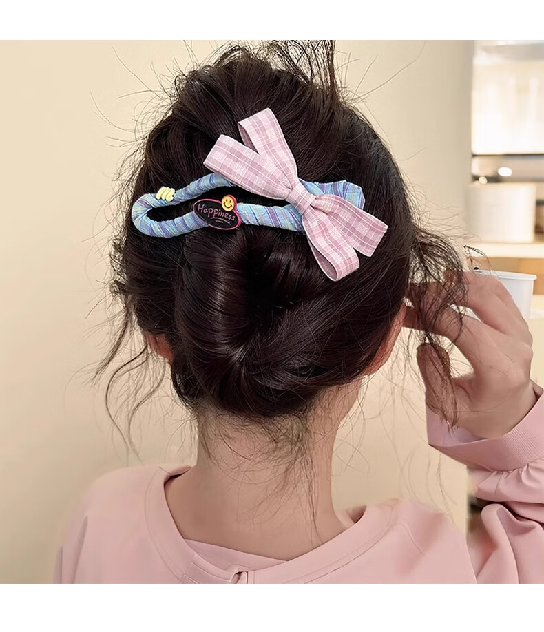 BQI Bow Hair Clip for Women, Back of Head Elegant Bun Duck-Bill Clip, Large Hair Claw Clip, 2025 New Style 2