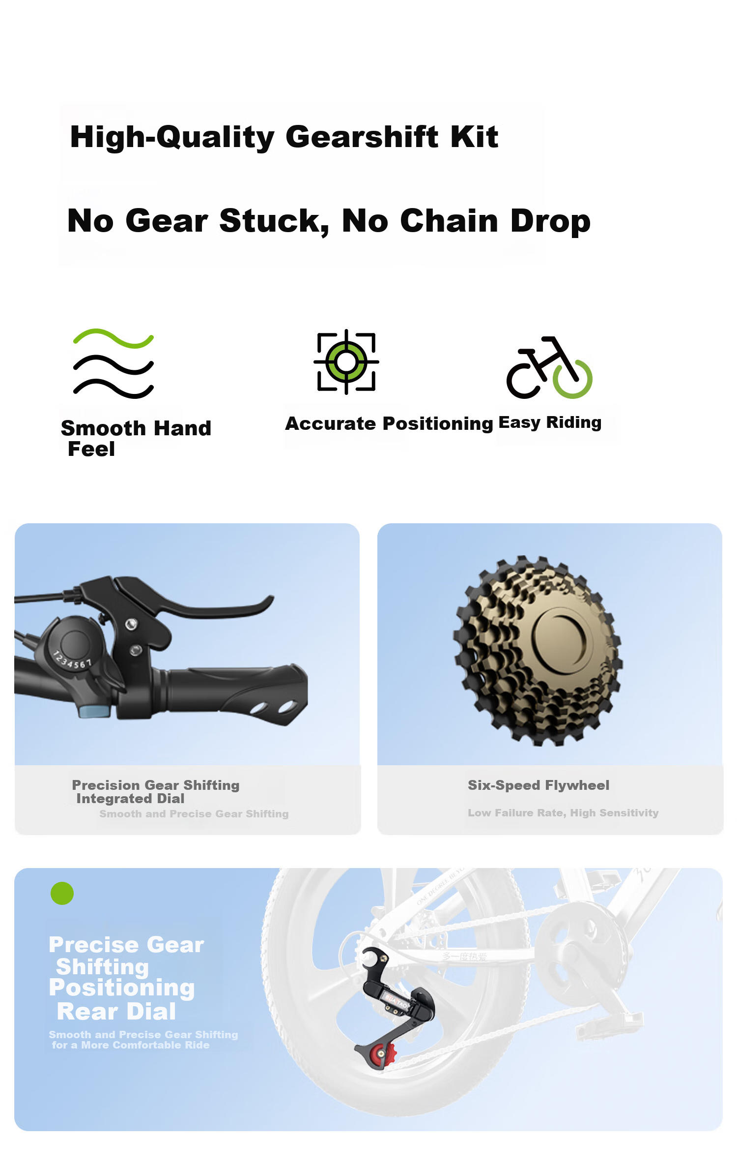 361° Children's Bicycle for Ages 6-10, Student Bike, Bicycle for Older Kids And Children, Mountain Bike 6