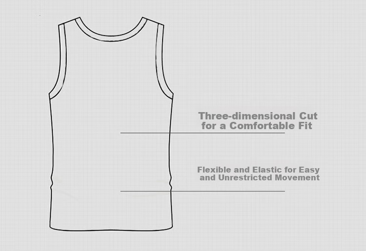 LangSha Sleeveless Tank Top Vest for Men, Ice Silk Undershirt, Thin Mesh Quick-Dry Sports Fitness Undershirt, 3-Pack 11