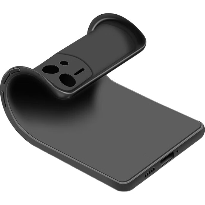 Противоударный силиконовый чехол HotFire для IQOO Neo 6 и IQOO Neo 6 SE, с защитой камеры, черный