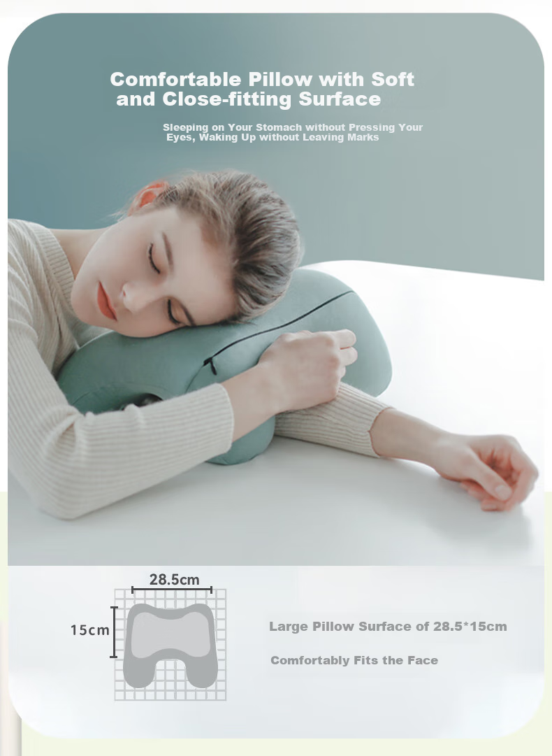 H.nos Large Nap Pillow for Adults, High School And Middle School Students, Office Supplies, Student Reclining Pillow, Nap Aid, Regular Gray Color 7