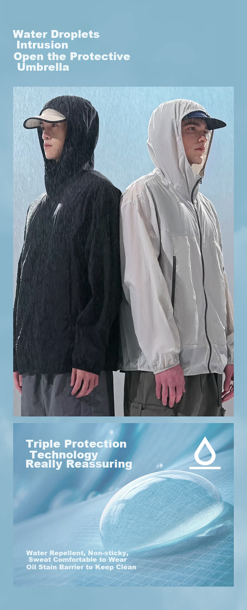 Semir Sun Protection Clothing for Men, UV-Resistant, Cool-Feeling, Triple-Protection Fishing Suit, Summer Style for Couples, 109325108102 10