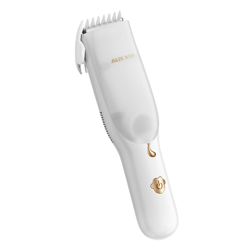 AUX Baby Hair Clipper with Automatic Hair Suction, Infant Hair Trimmer, Newborn Hair Cutting Tool for Infants And Toddlers [Standard Configuration + Dual Scissors]