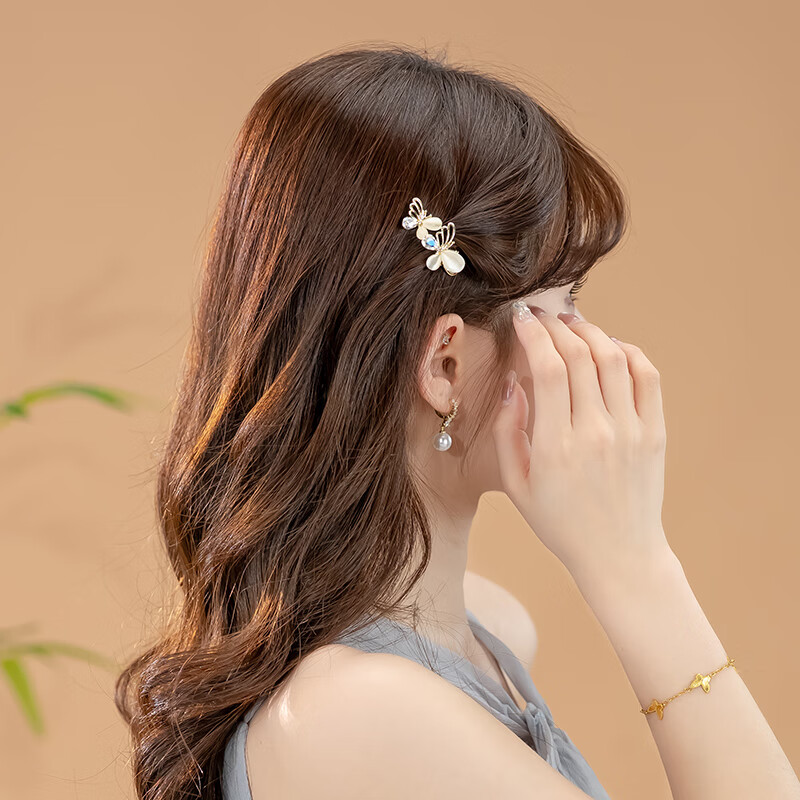 CHIMERA Butterfly Hair Clip Fairy Side Bang Clip Hairpin Hair Accessories for Women Birthday Gift