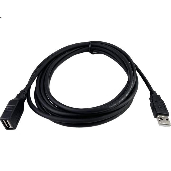 Кабель-удлинитель Yeren USB 2.0, 5 метров, от USB-A папа до USB-A мама, черный