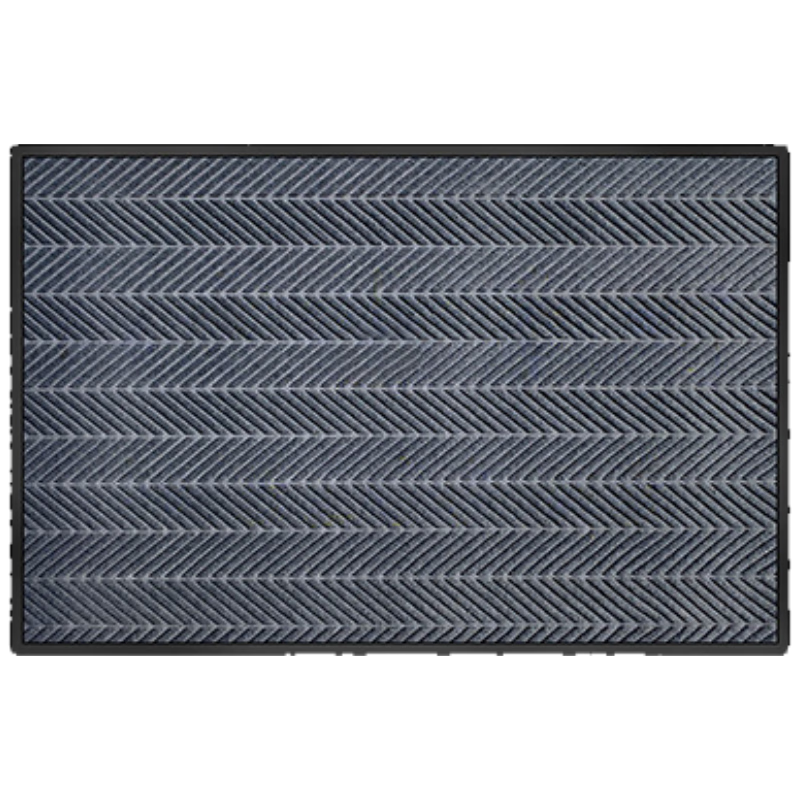 Jushiyi Floor Mat, Tire Pattern, Shop And Hotel Non-Slip, Dirt-Resistant, Water-Absorbing, Welcome Mat, Entrance Doormat, 90*150cm, Gray