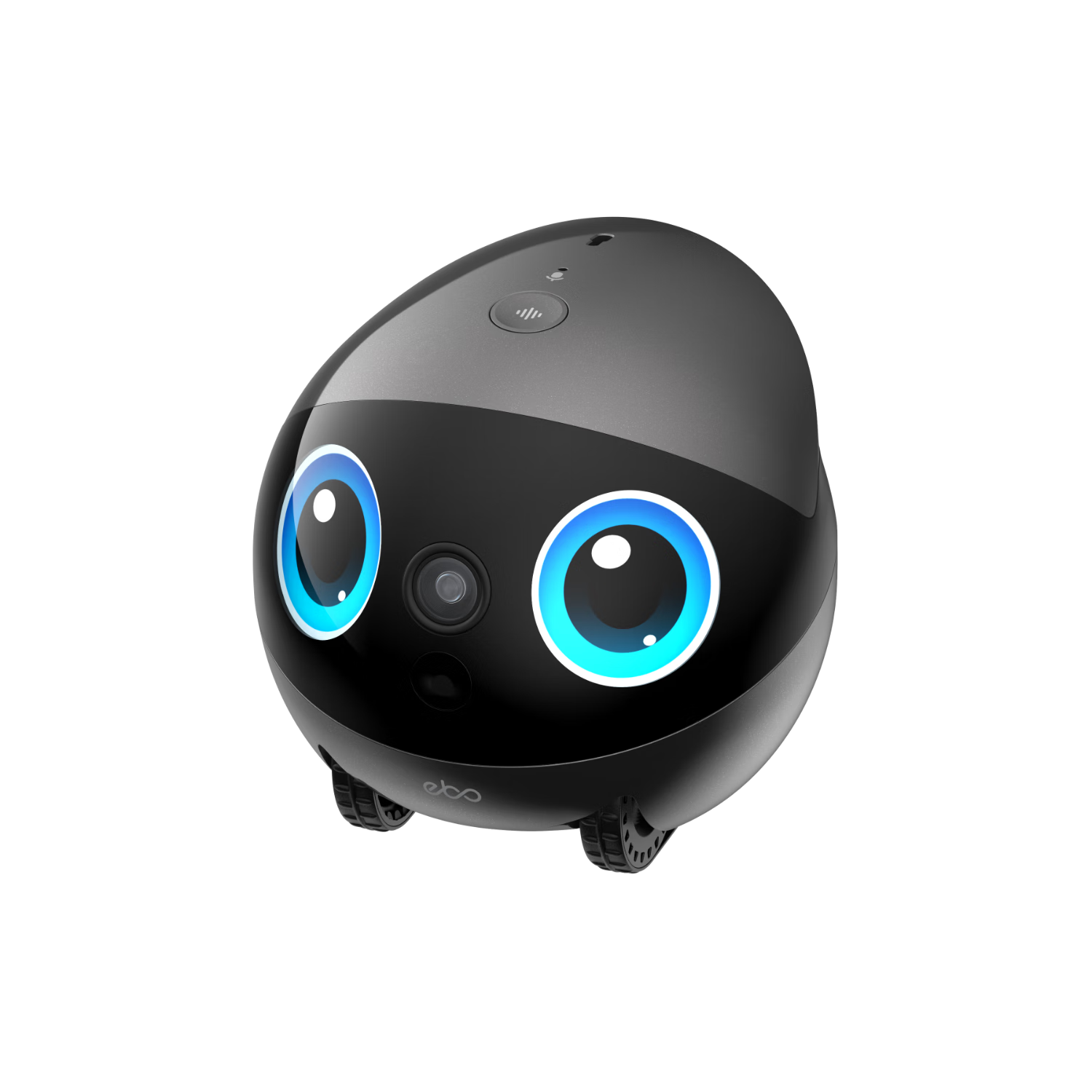 Enabot Home Robot EBO Air 2 Plus Elderly Children Pet Remote AI Companion Security Robot, Movable Surveillance Camera, Sky Gray