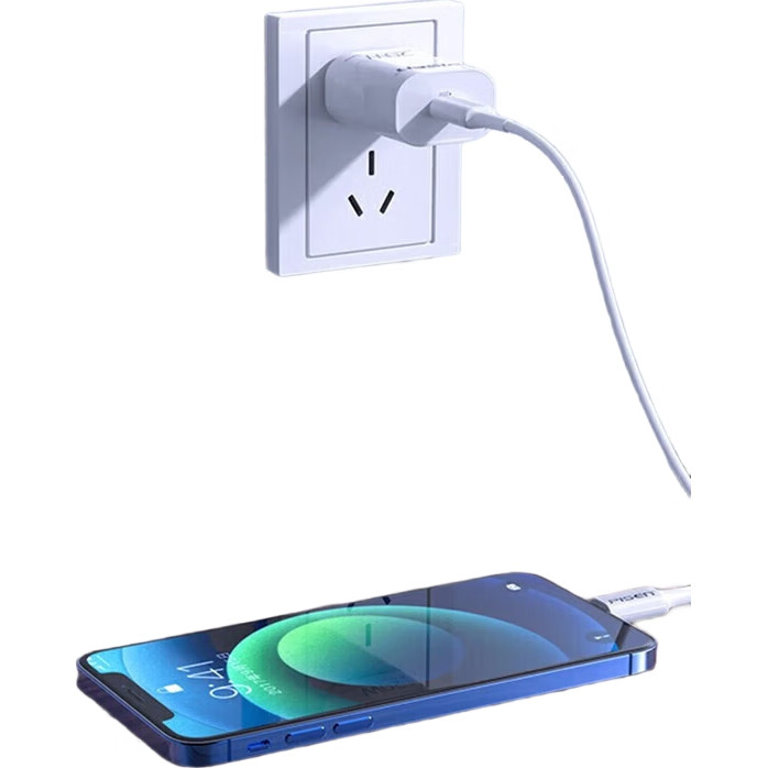 Кабель PISEN Type-C to Lightning PD27W/20W Fast Charge, 1.2 метра, белый