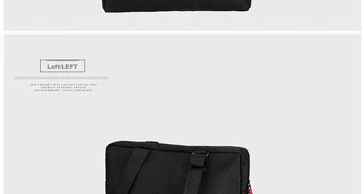 LEXON Shoulder Bag for Women, Laptop Bag with 13.3-Inch Inner Compartment, Fashionable Crossbody Bag, Lightweight Business Briefcase, Black 23