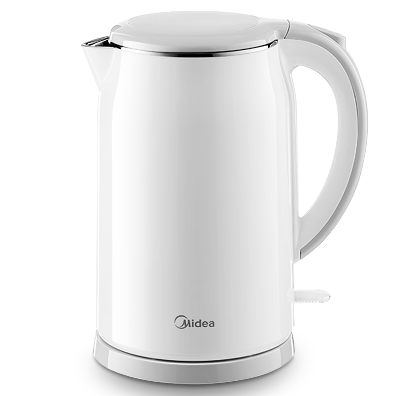 Midea Electric Kettle, Household Water Boiler, Food-Grade 304 Stainless Steel, 1.7L Large Capacity, Non-Coated Seamless Inner Tank, for Boiling Water And Brewing Tea, MK-SH17M301