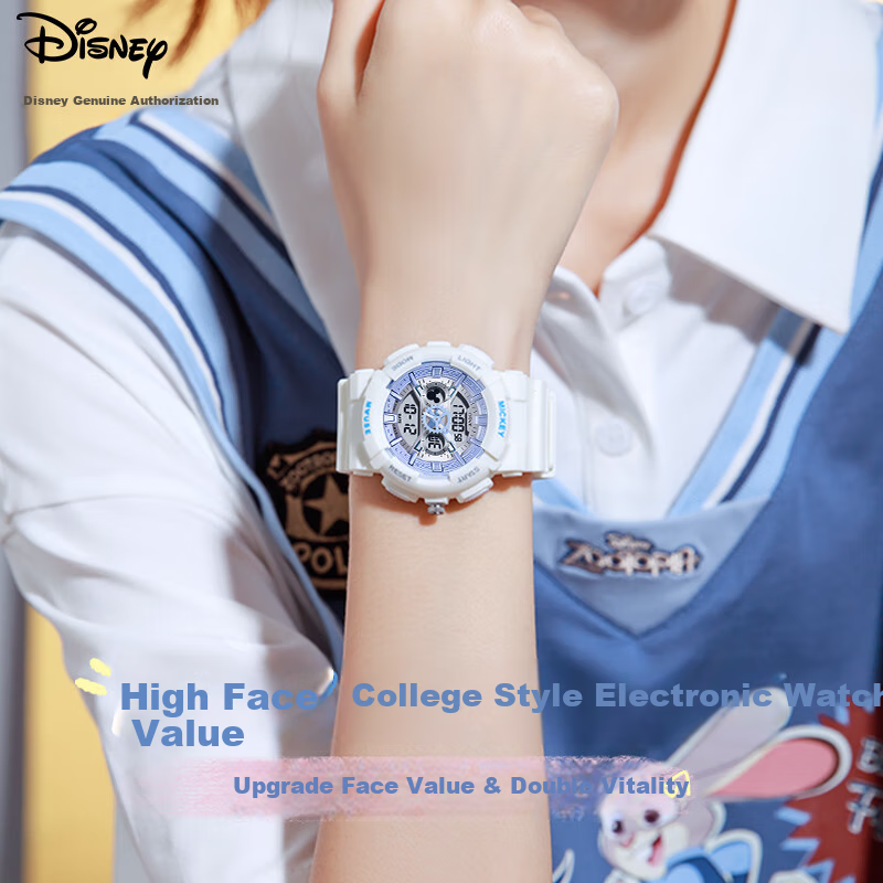 Disney Sports Watch for Girls, Multifunctional Electronic Watch for Primary And Middle School Students, Trendy Waterproof Watch, Birthday Gift 3