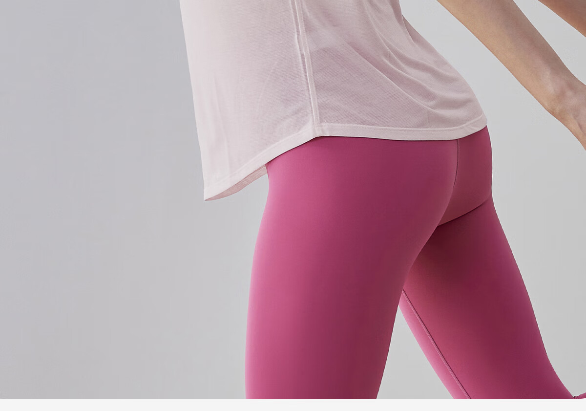 Gigt Quick-Dry Sports Short Sleeve for Women, Summer Tencel Breathable Round Neck Fitness Wear Yoga Top, Light Mist Pink, S 23