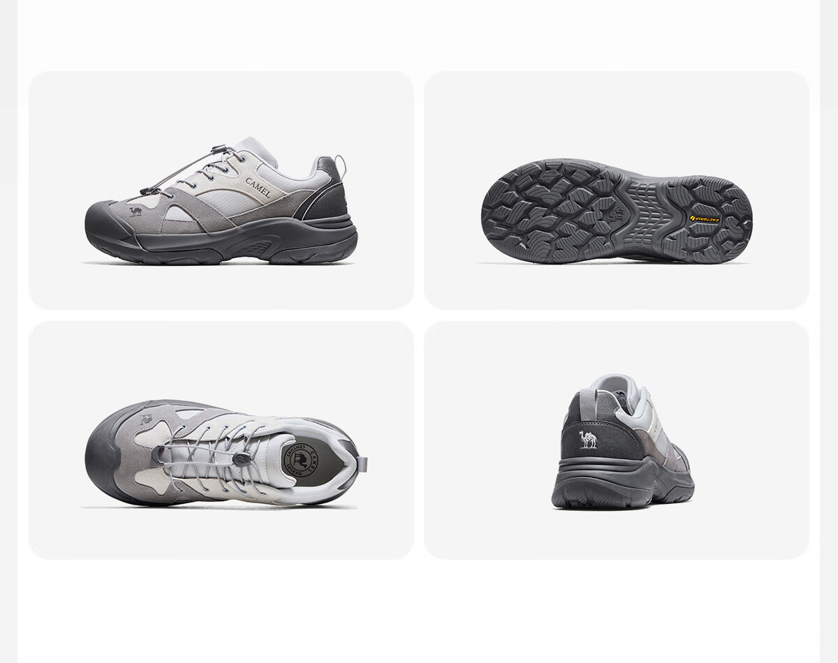 CAMEL [Panshi] Hiking Shoes for Men And Women, Ugly-Cute Outdoor Casual Shoes, Non-Slip Wear-Resistant Trekking Shoes 12