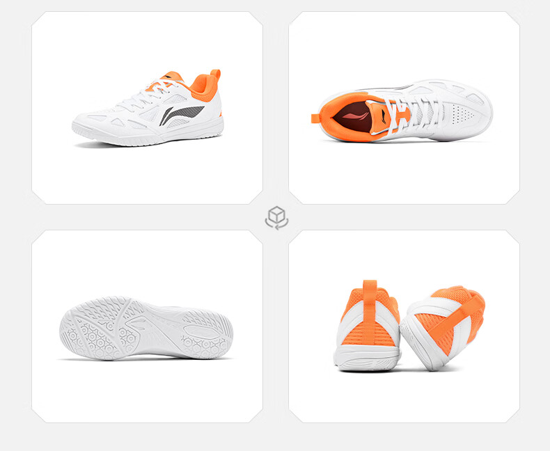 Li-Ning Table Tennis Shoes for Men And Women, Wang Chuqin Fan Edition, National Team Style, Non-Slip, Shock-Absorbing, Wear-Resistant, Training Sports Shoes 10