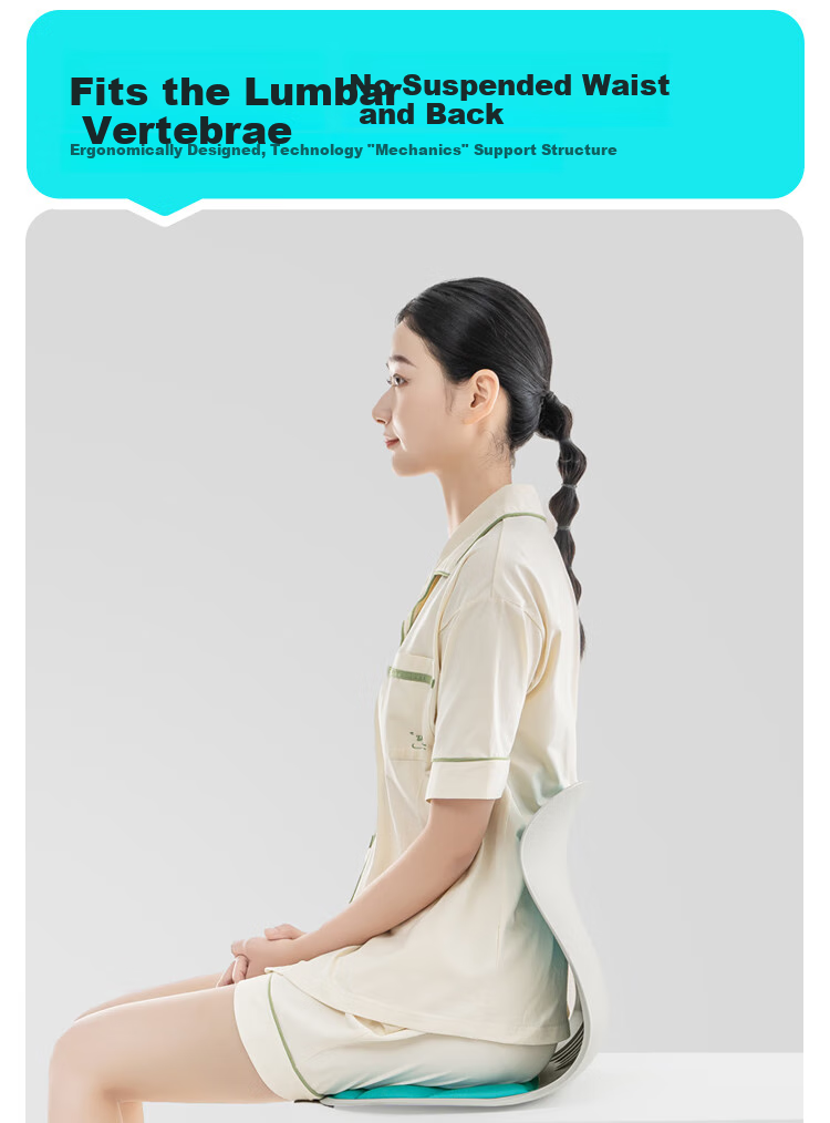 JD Original Posture-Correcting Lumbar Support Cushion, Back Support for Students, Seat Cushion, Breathable Ergonomic Lumbar Support Pad 12