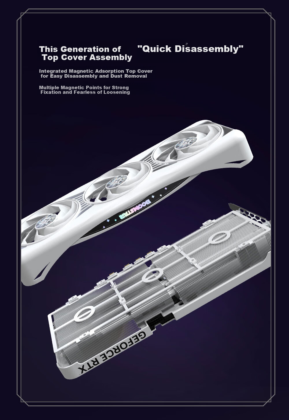 Yingchi GeForce RTX 5090 D Starry LUNA OC 32G GDDR7 DLSS 4 Gaming Design Editing AI Graphics Card 6