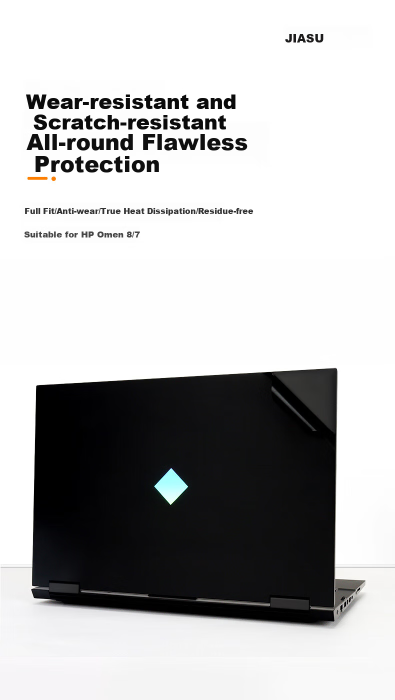 Jiasu HP Shadow Elf MAX 2025 Model Shell Film (TPN-I143), 16-Inch Gaming Laptop Matte Shell Protective Sticker, Full Set of Body Film 1