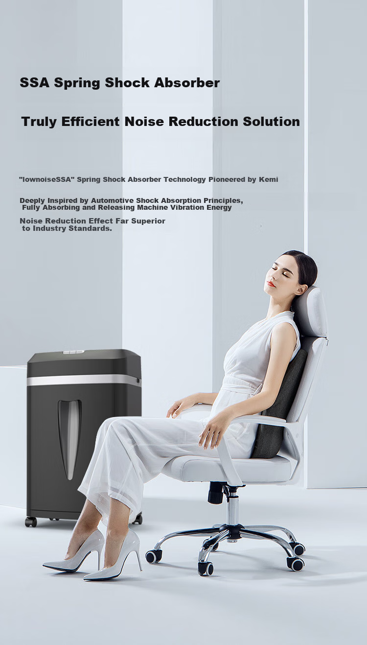 Kemi Paper Shredder, Continuous Shreds for 60 Minutes, Office-Specific Large Commercial Shredder for Business And Home Use, Document Shredder, 2*10mm, 20L, C838T 10