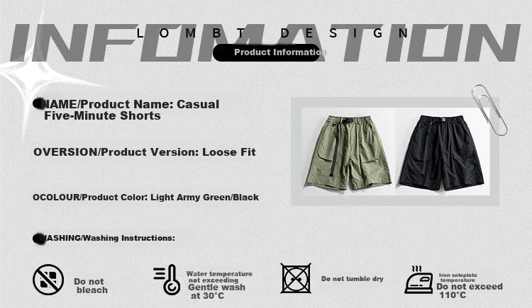 LOMBT American-Style Cargo Shorts for Men, Summer Loose Casual Sports Retro Knee-Length Shorts MT01 Light Army 2XL 3
