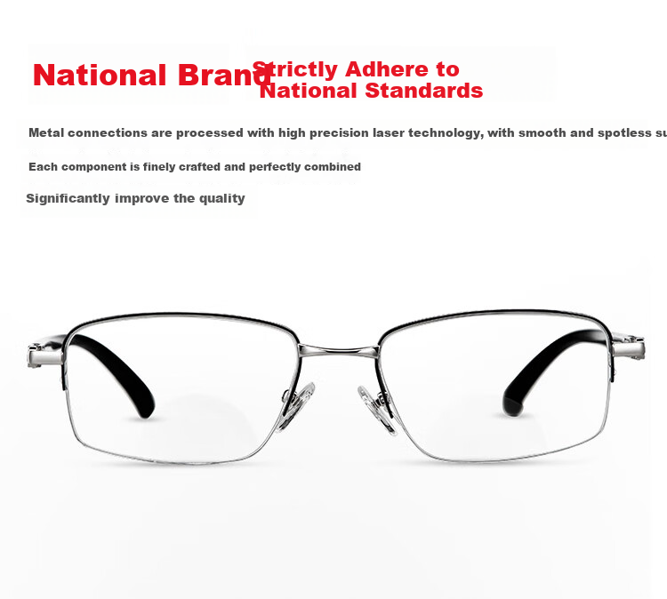 Xiyanghong Bifocal Anti-Blue Light Reading Glasses for Men And Women, Ultra-Light High-Definition Presbyopic Glasses AX5336 300 Degrees 7