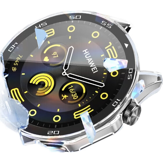 Защитный чехол-пленка для Huawei Watch GT6/GT5/GT4/GT3/Pro, прозрачный, противоударный, интегрированный