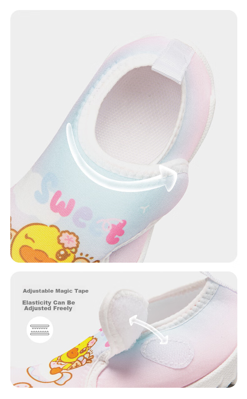 B.Duck Children's Beach Shoes, Boys And Girls Swimming Shoes, Non-Slip Breathable Anti-Puncture Outdoor Stream Tracing Shoes 5