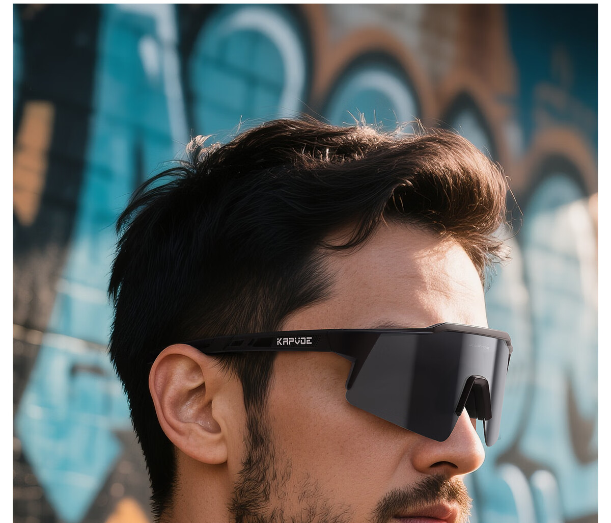 KAPVOE Radar Cycling Glasses, Professional Men's Mountain And Road Bike Sports Windproof Photochromic Goggles, Myopia-Friendly Cycling Glasses 13