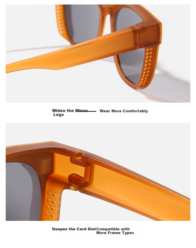 CACUSS Polarized Sunglasses for Nearsighted People, Driving Anti-Glare Glasses, Aviator Sunglasses for Men And Women, Face-Slimming Effect 10
