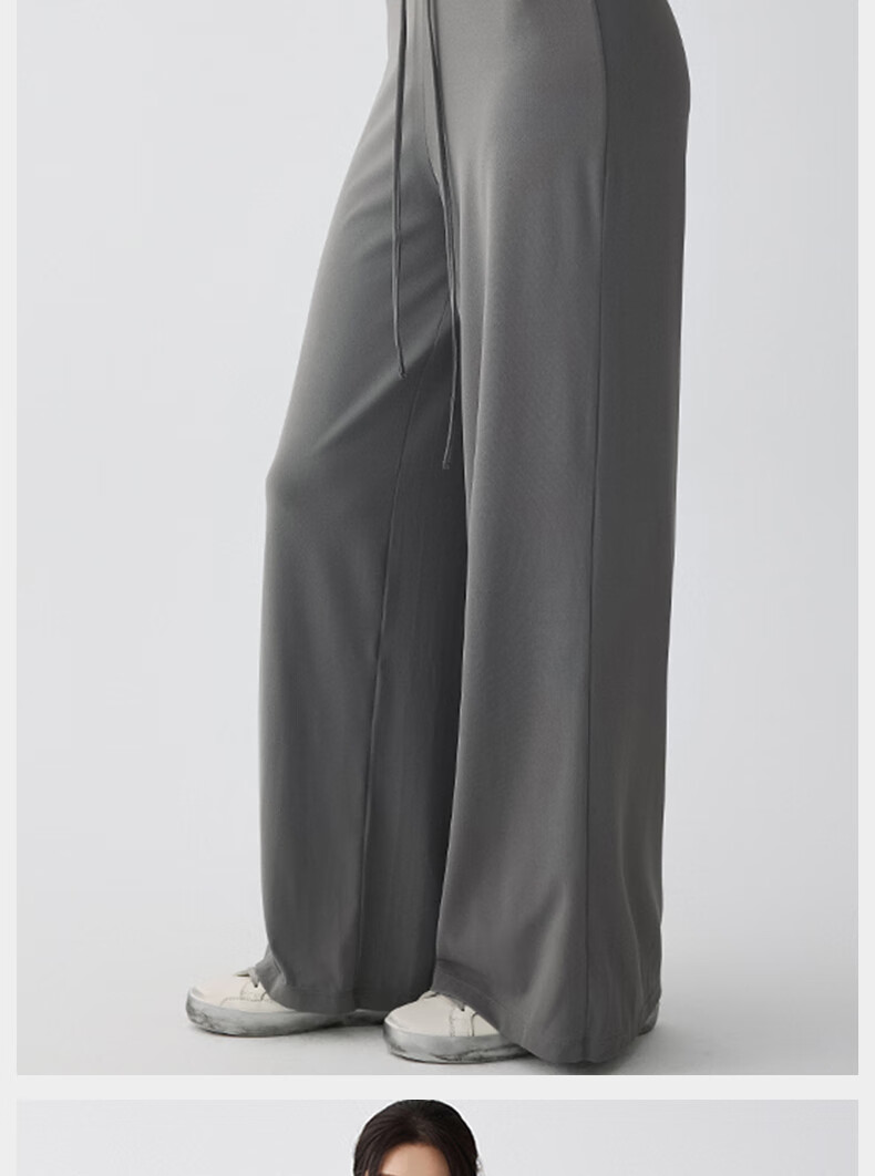 XUEXIMAN New Straight Loose Yoga Pants Cool Running Wide-Leg Sports Professional Training Fitness Pants Summer Thin 15