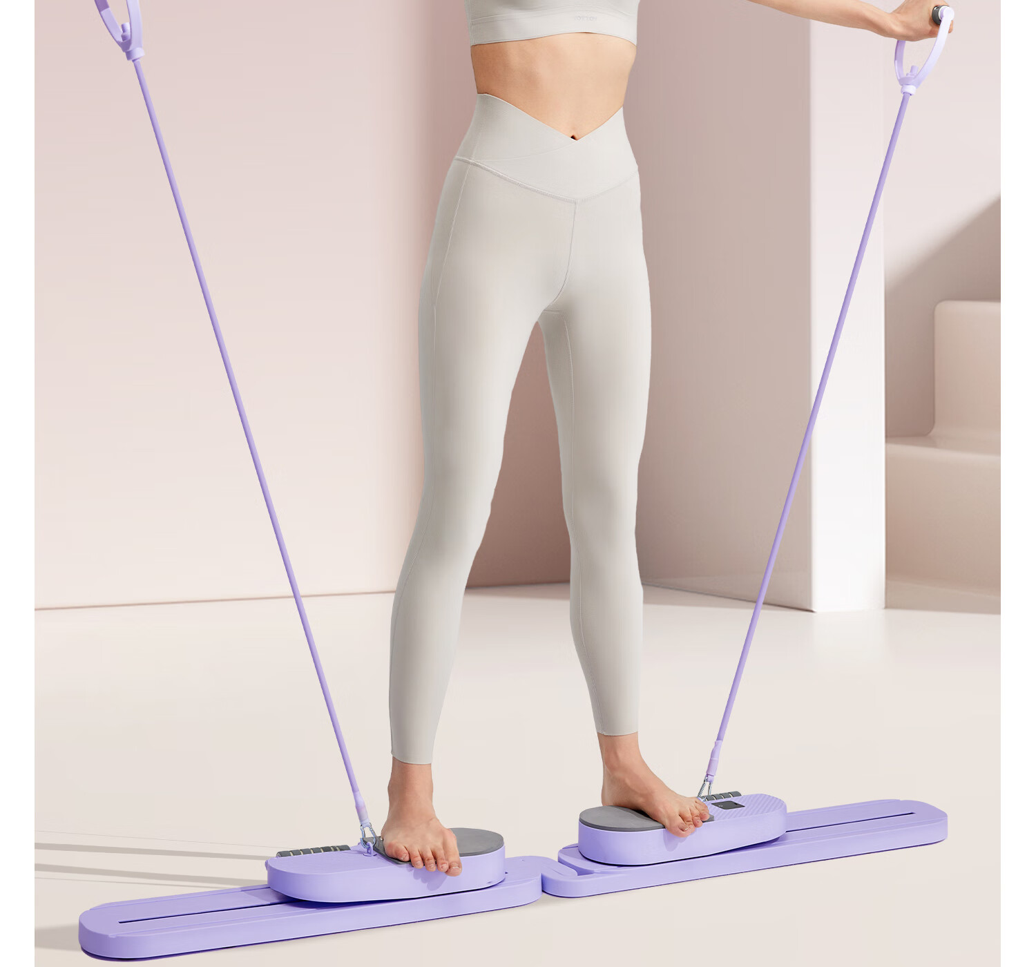Yottoy Detachable Abdominal Board Automatic Rebound Ab Wheel Roller Professional Silent Abs Trainer for Weight Loss and Belly Slimming 7