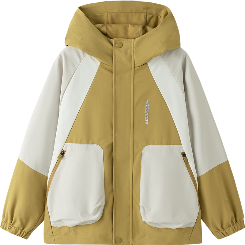 BALABALA Boys' Sports Casual Jacket Kids' Autumn 2025 Workwear Water-Repellent Moisture-Proof Outerwear 208325105104