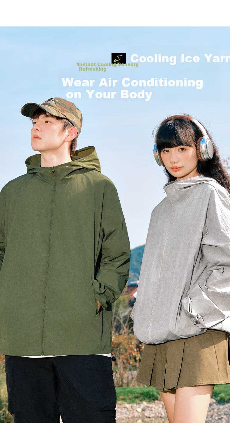 MINISO Sun Protection Fishing Shirt for Men, Summer Cool-Feeling Mountain Style Trendy Top, Casual Loose Hooded Jacket, Navy Blue, 3XL 3