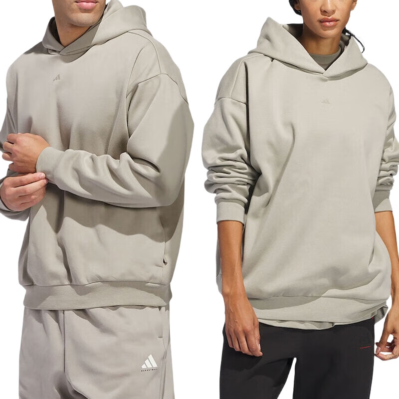 Adidas Fitness Training Sportswear, Stylish Hooded Windproof Casual Pullover, JC7846, Size 2XL