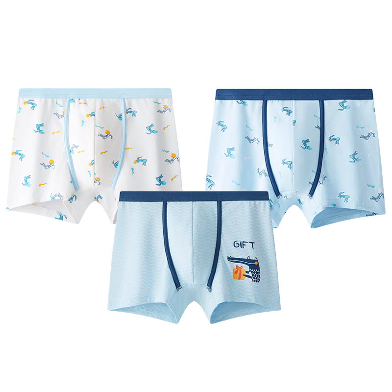 Hodo Boys' Cotton Boxer Briefs, Class A Antibacterial Underwear, Youth Boxer Shorts, K4061 165