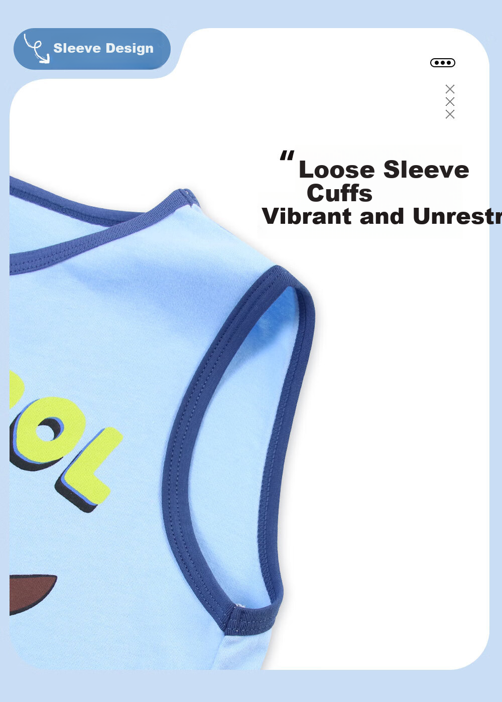 PAW PATROL Children's Vest Boys' Class A Cartoon Undershirt Summer Breathable Baby Sleeveless T-Shirt PA1913P2 105 6