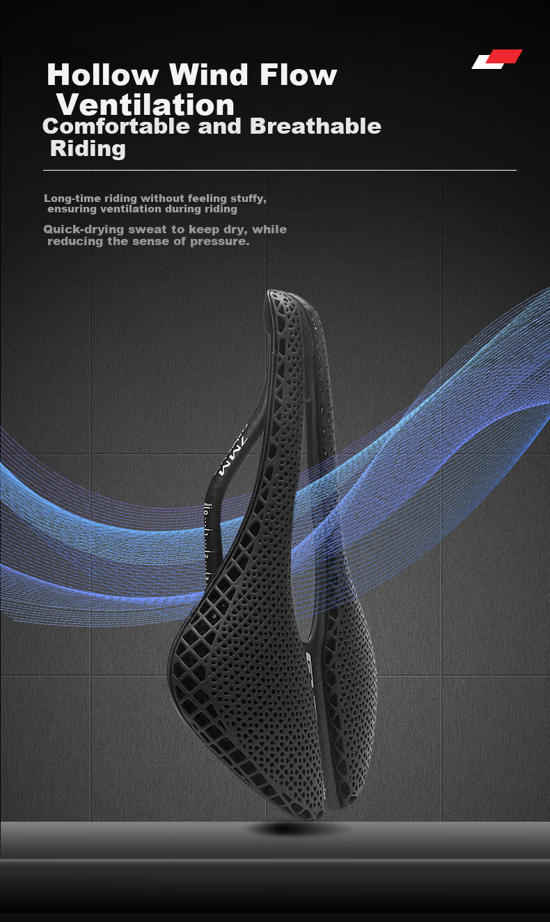 GUB 3D Printed Cushion, Carbon Fiber, for Racing Road And Mountain Bikes, Bicycle Seat, Cycling Equipment, 1176 9