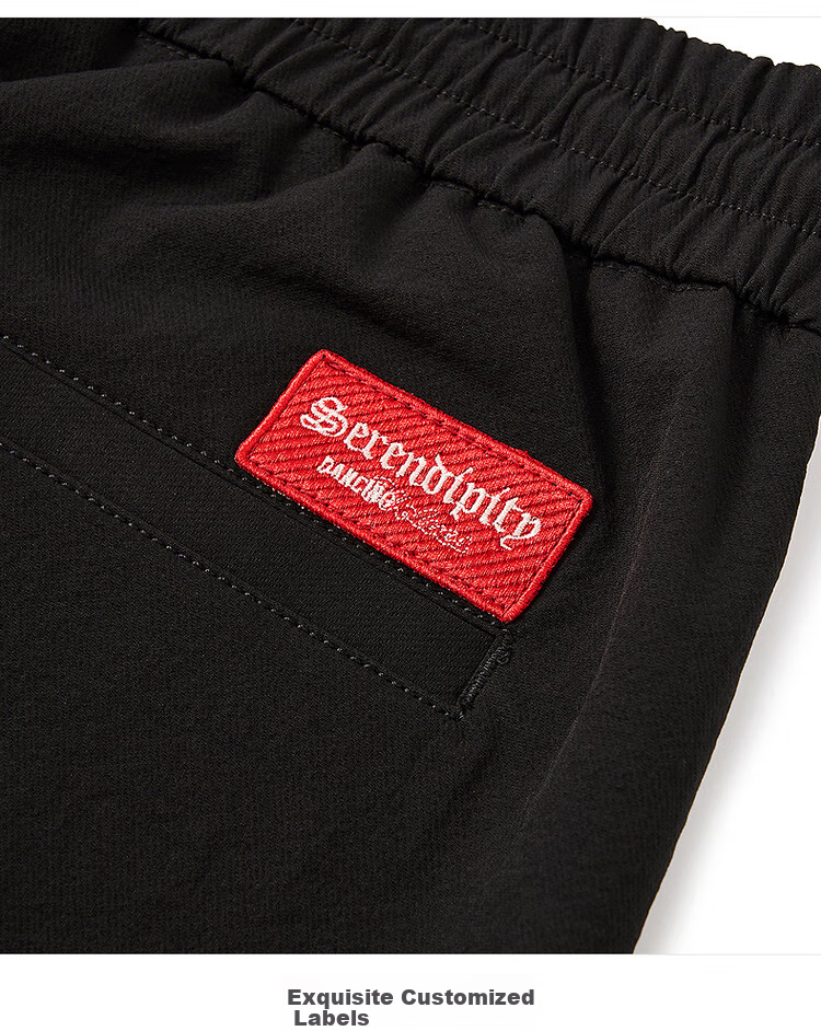 DANCING WOLVES [Elastic Comfort] Elastic Ankle Pants Easy-Care Men's Cropped Casual Trousers, 001 Black, S(48) 2