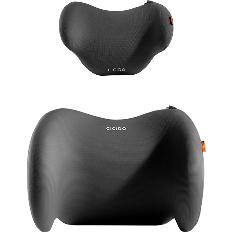 CICIDO Car Headrest And Lumbar Support Set, Neck Pillow, Back Cushion, Lumbar Support, Universal Fit for Xiaomi And Tesla