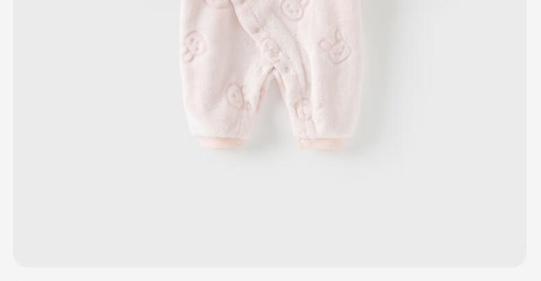 DAVE & BELLA Newborn Thermal Winter Romper Fleece Lined Baby Girl Boy Jumpsuit 16