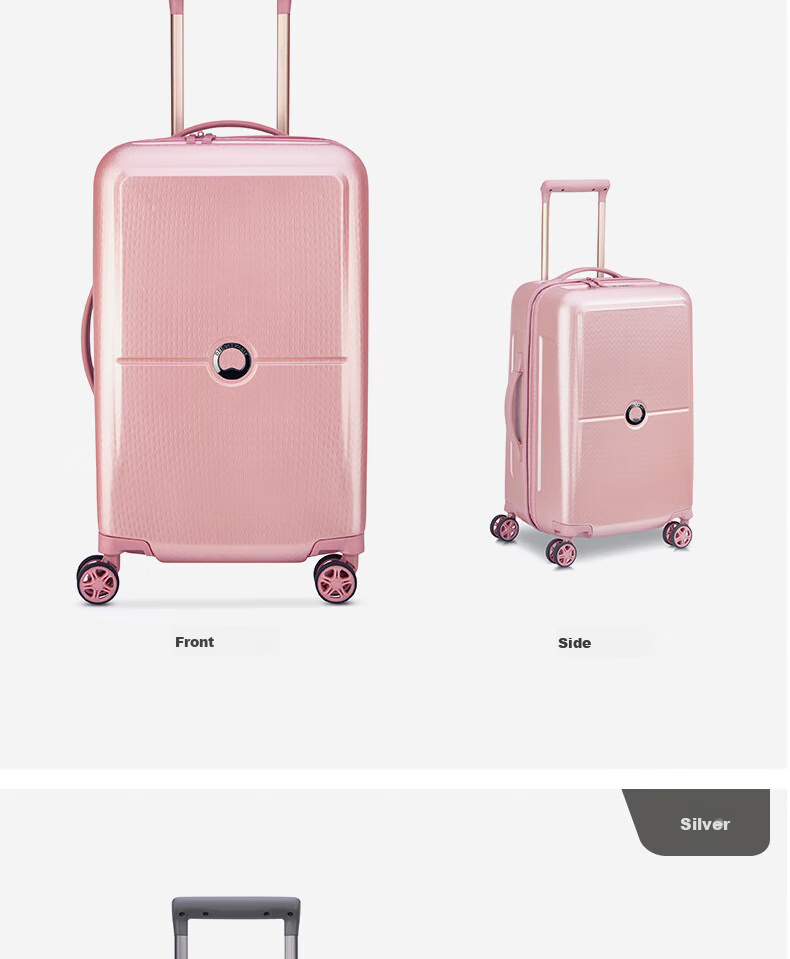 DELSEY French Ambassador 1621 Trolley Suitcase with Combination Lock, Spinner Wheels, And Quiet Wheels 13