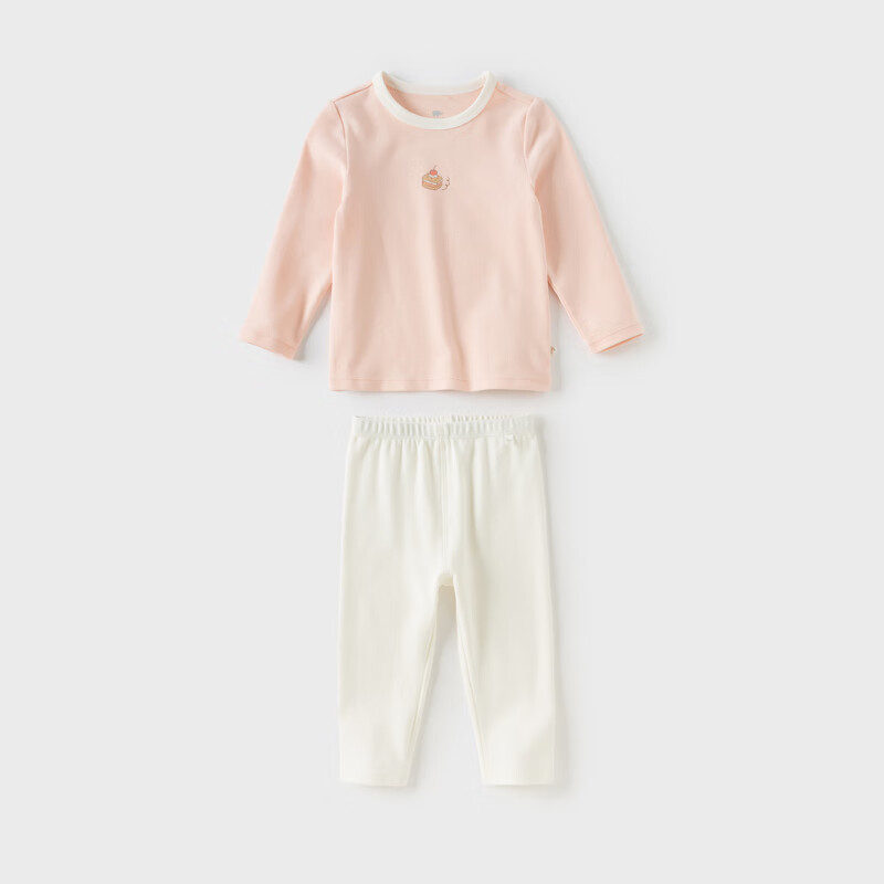 DAVE & BELLA Kids Underwear Set Boys Autumn Clothes Girls Antibacterial Two-piece Autumn Outfit
