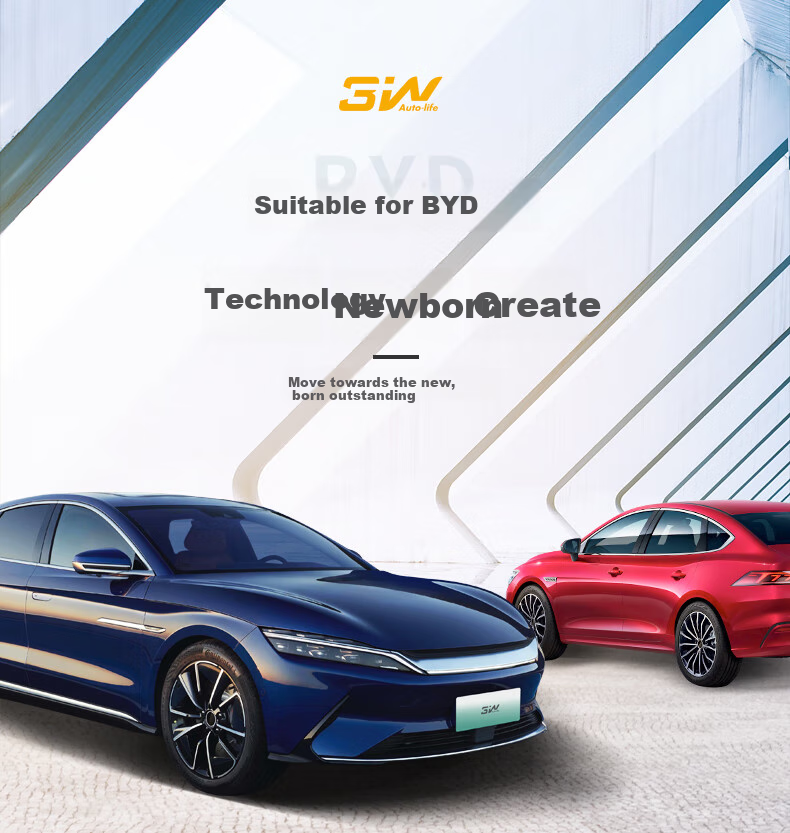 3W Suitable for BYD Dolphin All-TPE Car Floor Mats, Eco-Friendly Odorless, Customized for Electric New Energy Vehicles 1