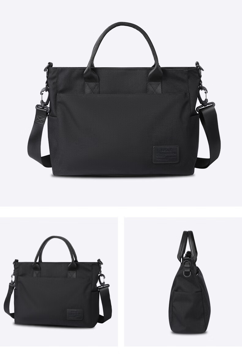 BJIAX Business Briefcase Large Capacity Laptop Bag Trendy Handbag Men's Shoulder Bag Crossbody Lawyer Bag Gift 11