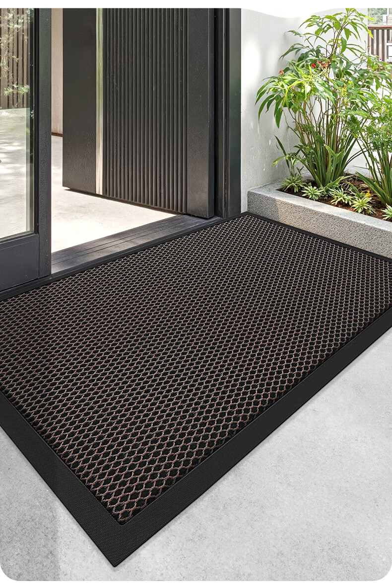 Dajiang Elastic Fiber Entrance Mat, Outdoor Doorway Foot Mat, High-End Carpet Doormat, 60x90cm 7
