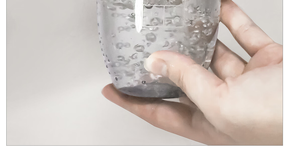 BEIE Children's Direct Drinking Straw Cup Baby Toddler Training Drinking Water Bottle Milk Bottle 6-9 Months 300ML Mica Gray 45