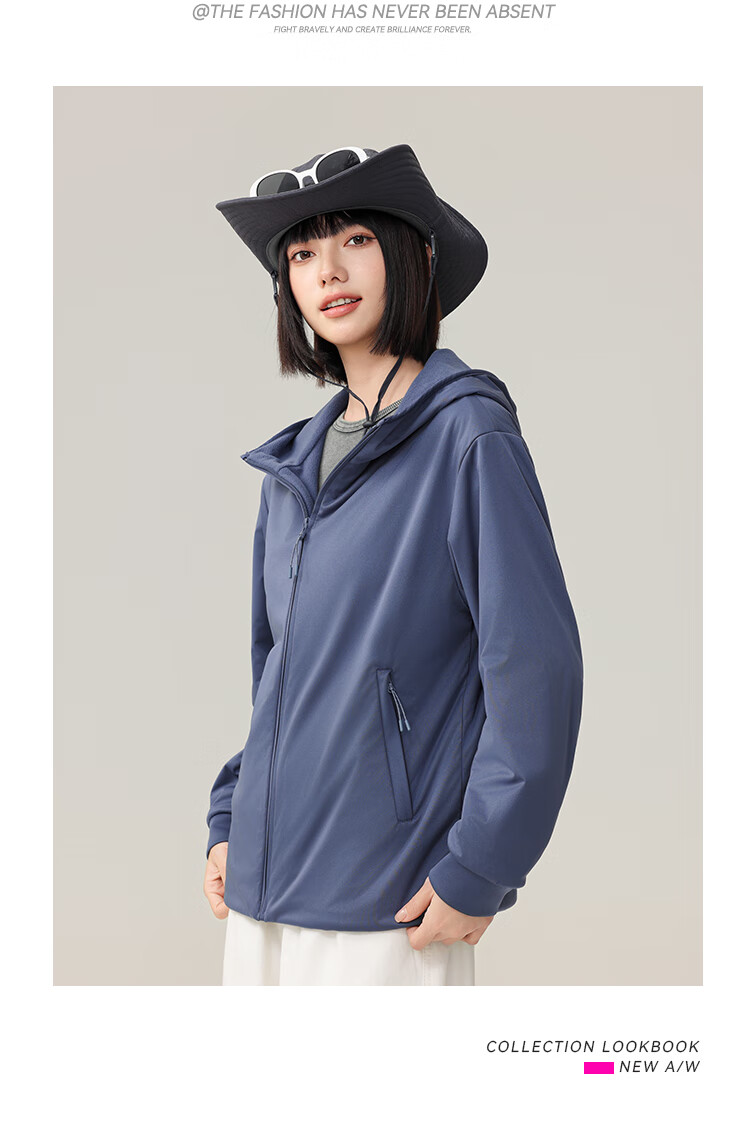 SNOWFLYING Women's Hooded Jacket 2025 Fleece Waterproof Softshell Lined Sweatshirt White M160 6