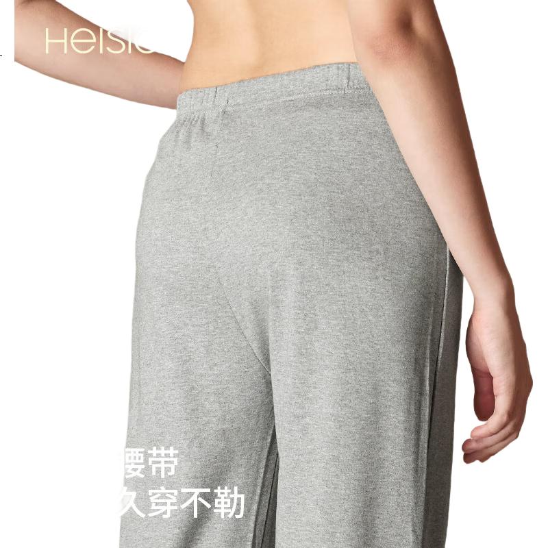Женские брюки для сна Haision, хлопковые повседневные штаны, тонкие, свободные, с эластичными манжетами, подходят для улицы